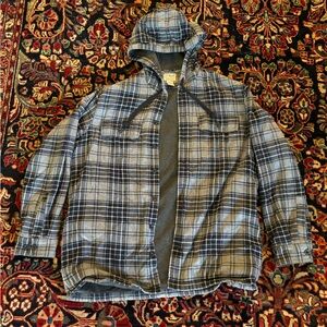 LL Bean flannel coat